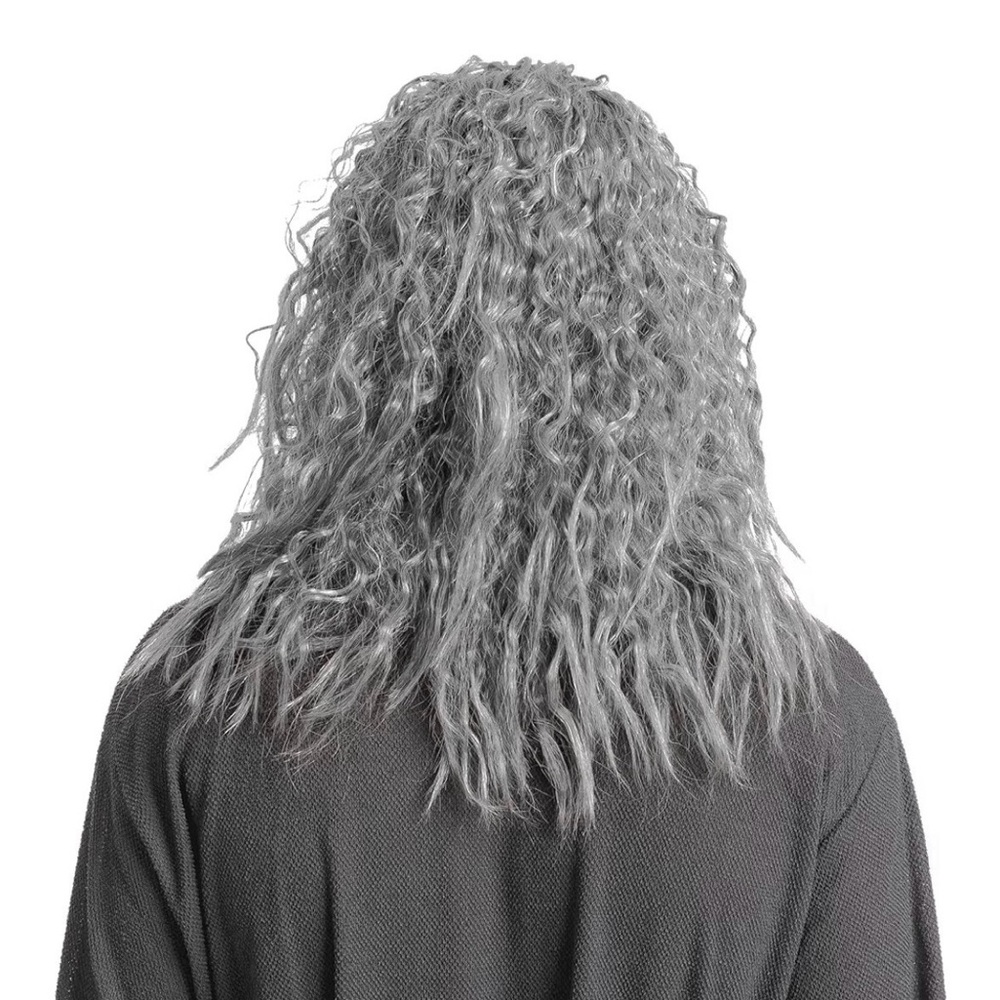 Spooktacular Creations Halloween Grey Wizard Wig & Beard for Men Adults Cosplay - Picture 8 of 16